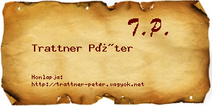 Trattner Péter névjegykártya